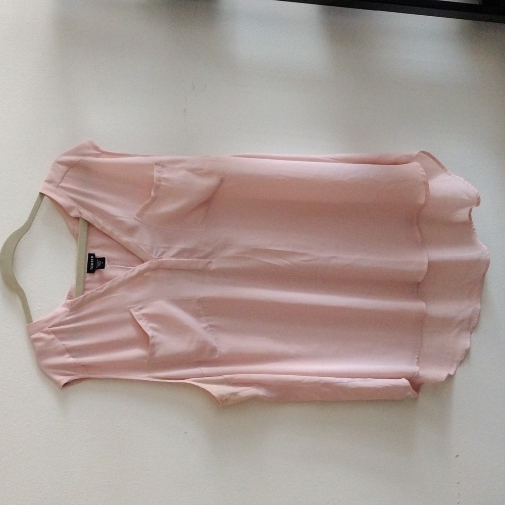 Torrid soft Pink Sleeveless Blouse Tank donated